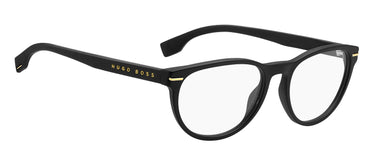 Designer Men Hugo Boss Eyeglasses: 1324 - Matte Gold Black(2)- SpecSMART Eye Clinic (Diagonal View)